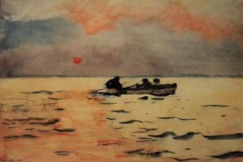 Winslow Homer : Rowing Home